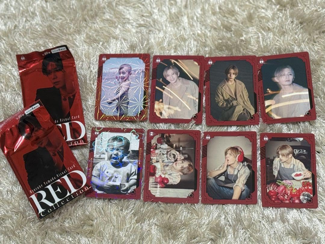 Amazon.co.jp: 山田涼介 ビジュアルカードセット REDコレクション